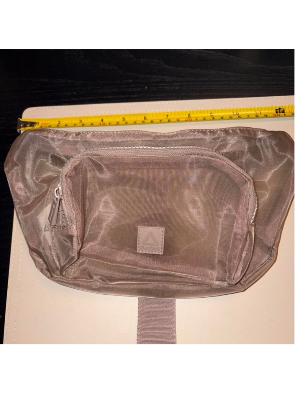 #Reebok nude/beige waist bag